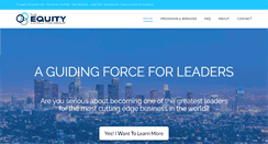 Desktop Screenshot of equity-consulting.com